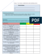 Lista de Cotejo Lengua Materna