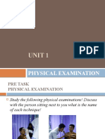 UNIT 1 Phisichal Examination