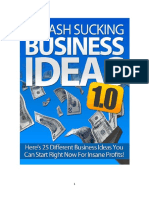 25 Cash Sucking Business Ideas Ebook PDF
