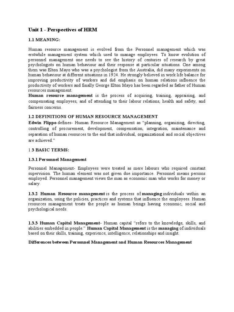 HRM Essentials for Business Students | PDF | Human Resource Management ...