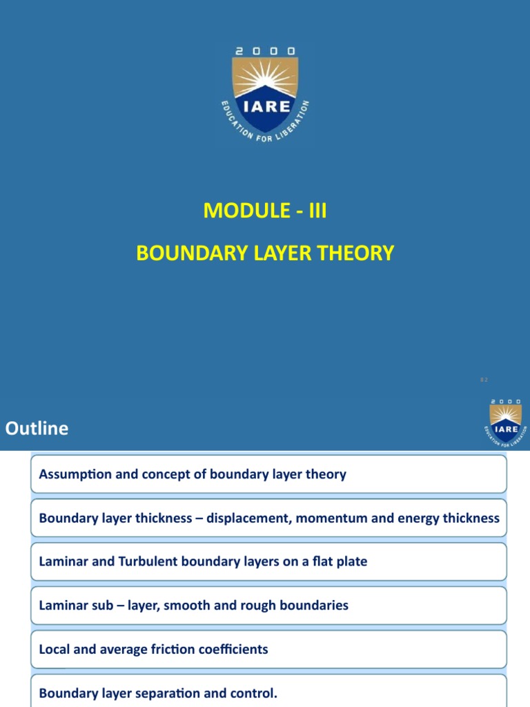 Boundary Layer Theory Overview | PDF | Boundary Layer | Laminar Flow