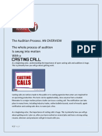 Audition Process AN OVERVIEW WD PDF