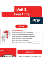 Unit 3: Free Time