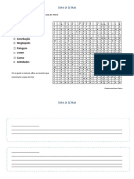 Sopa de Letras 8 Ano