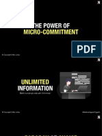 The Power of Microcommitment