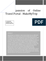 MakeMyTrip - Case Study Pre - Review