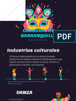 Carnaval Barranquilla impulsa industrias creativas
