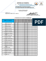 Urdaneta City University PE class attendance