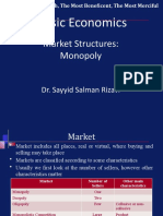 Basic Economics: Market Structures: Monopoly