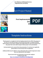 Post Implementation Review (PIR) Template