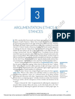 Post, or Distribute: Argumentation Ethics & Stances