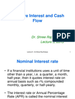 Lecture5 Cash Flow and Effective Interest