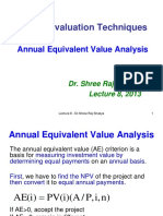 Lecture8 Annual Equivalent Method