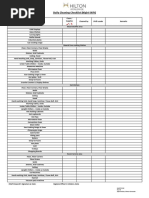 Night Shift Stewarding Checklist | PDF | Kitchen | Tools