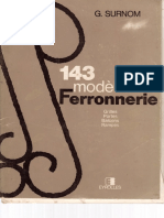 143 Modèles de Ferronnerie