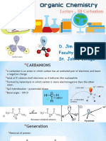 Carbanions and Substitution Reaction