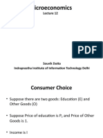 Microeconomics: Souvik Dutta Indraprastha Institute of Information Technology Delhi
