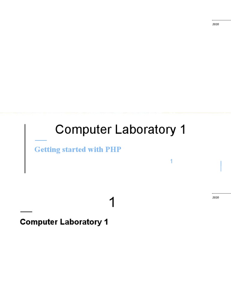 PHP Basics: Scripts and Variables | PDF | Computers