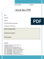 Carnet de Bord Tpe