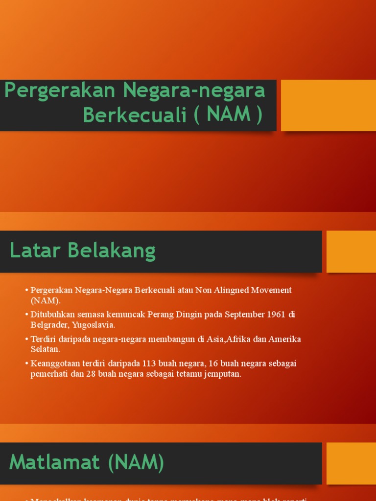 Presentation Sejarah Nam Pdf