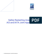 ACI-IATA - Joint Approach To Safely Restarting Aviation - May 2020