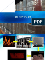 De Roy VS Ca Digest
