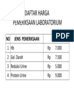 Daftar Harga