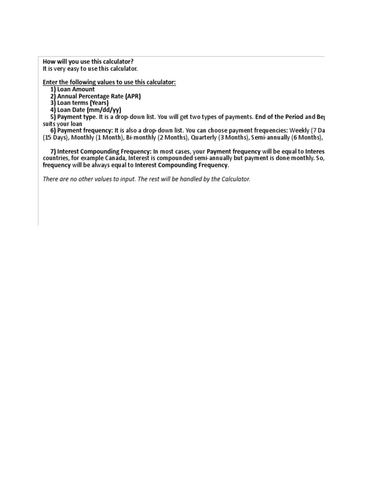 Equivalent Flat Interest Rate Formula