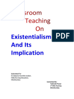 3.lesson Plan Education 3 - Existentialism and Its Implication