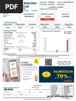 Due Date Telephone No Amount Payable: Summary of Charges Usage History (6 Months)