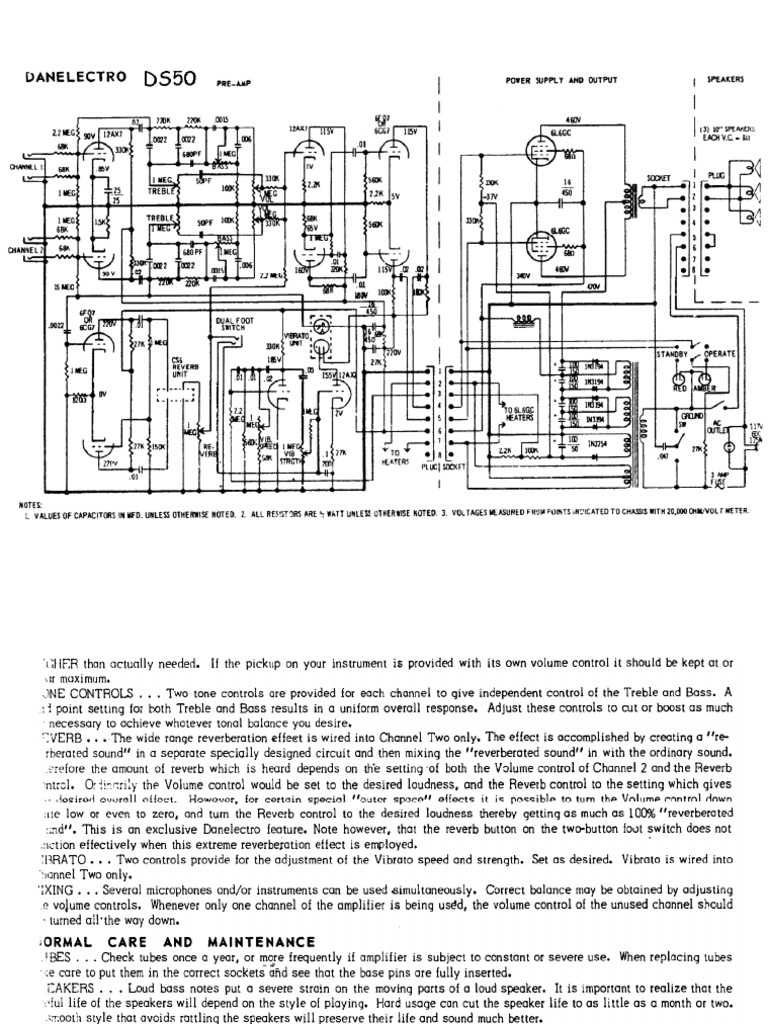 Danelectro ds50 PDF | PDF
