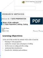 Research Methods: PHD in Nursing