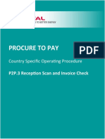 Procure To Pay: Country Specific Operating Procedure