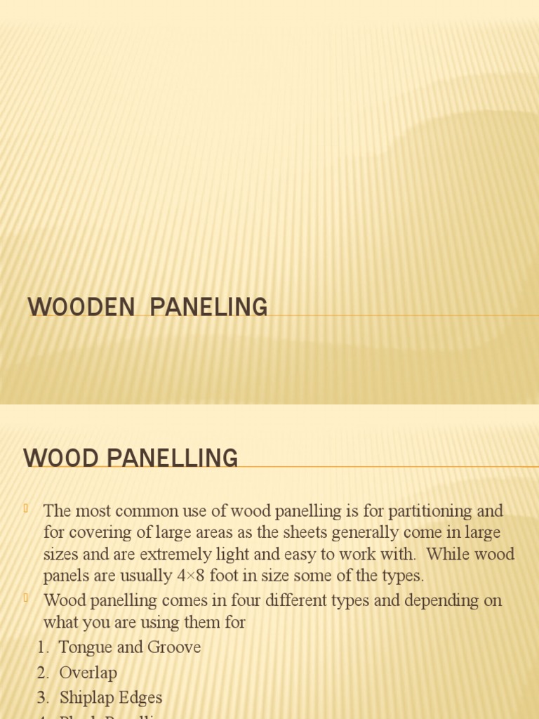 Wooden Paneling | PDF | Stairs | Wood