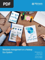 Metadata Management On A Hadoop Eco-System: Whitepaper by