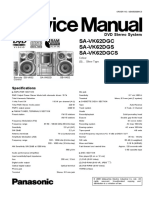 Sa-Vk62Dgc Sa-Vk62Dgs Sa-Vk62Dgcs: DVD Stereo System