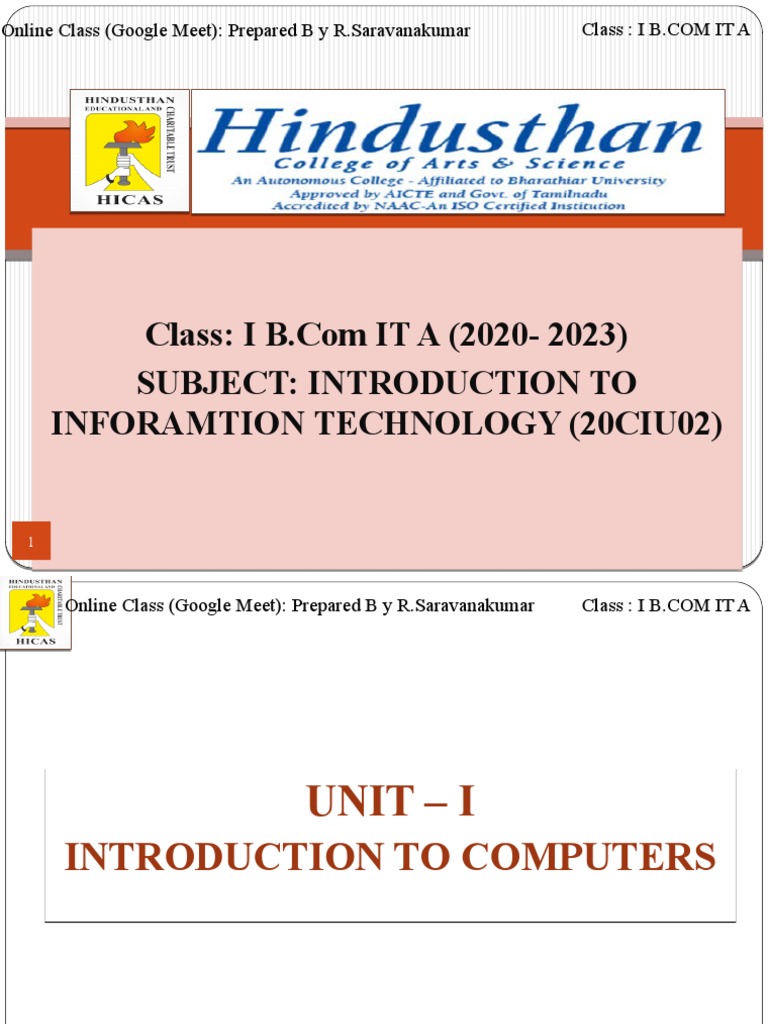 Introduction to Computers Overview | PDF | Computer Program | Programming