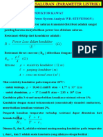 Konstanta Saluran (Parameter LIstrik Saluran)