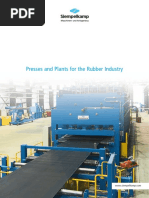 Presses and Plants For The Rubber Industry