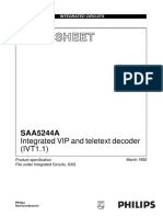 Data Sheet: SAA5244A