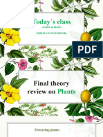 Today S Class: Review On Theory (Write On Notebook)