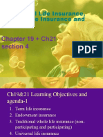 CH 19 Life Insurance and Group Insurance