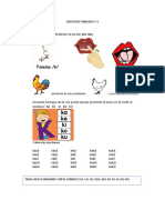 Ejercicios Fonemas K y J PDF