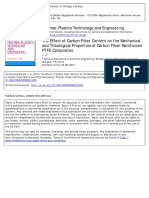 The Effect of Carbon Fiber Content On The Mechanical and Tribological Properties of Carbon Fiber-Reinforced PTFE Composites PDF