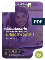 Examen y Claves UNISCJSA 2019-I