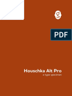 Houschka Alt Pro Specimen