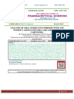 Pharmaceutical Sciences: Analysis of Oral Submucous Fibrosis With and Without Associated Oral Squamous Cell Carcinoma