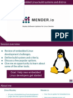 Comparing embedded Linux build systems and distros