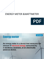 MEASURE ENERGY USE WITH A WATTMETER