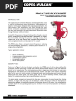 Product Specification Sheet: Outlet Entry Combined Pressure Reducing & Desuperheatering Valves (PRDS)